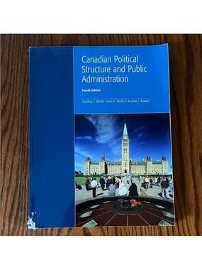 Canadian Political Structure and Public Administration Book 4th Edition, Blue